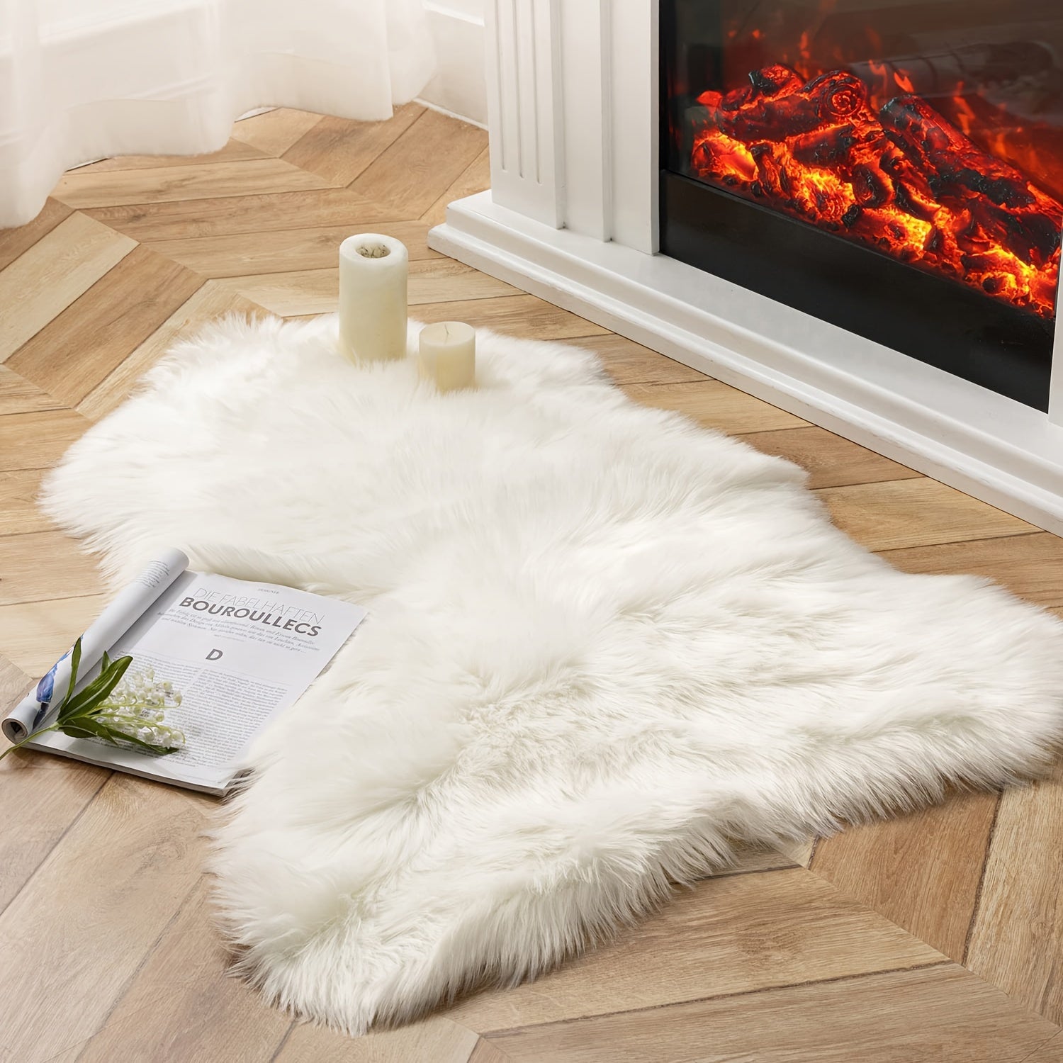 Fluffy rug 